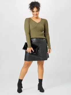 ONLY CARMAKOMA Basic Truien Trui Simone Dames Kaki 8 ONLY CARMAKOMA Basic Truien Trui Simone Dames Kaki -ONLY Elegant winkel b8f4c7beca1be9137e028f1922f87c17