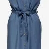 ONLY Blousejurken Blousejurk Pema Dames Donkerblauw