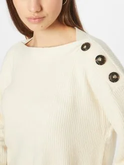 ONLY Fijngebreide Truien Trui KATIA Dames Wolwit -ONLY Elegant winkel b9b1b07d641477f65bd1cad5efa84780