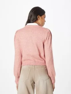 ONLY Vesten Gebreid Vest LEVA Dames Rosa -ONLY Elegant winkel b9e62848cf76315953d908a992a3070d