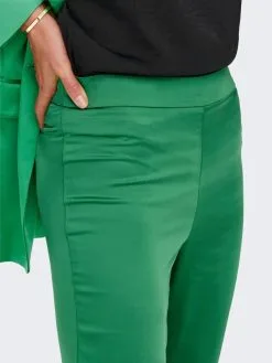 ONLY Pantalons Flared Broek PAIGE-MAYRA Dames Grasgroen -ONLY Elegant winkel ba15311a16f91e2e901d27433dfb6e9d