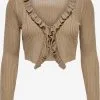 ONLY Vesten Gebreid Vest MALIKA Dames Bruin