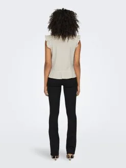 ONLY Blouse Tops Blouse Dames Beige -ONLY Elegant winkel baae570df1b76caf7977ca80c3e40f34