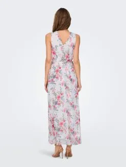 ONLY Maxi Jurken Zomerjurk Asta Sofia Dames Wit -ONLY Elegant winkel baef7be7173e9f1114853300ec8e5b33