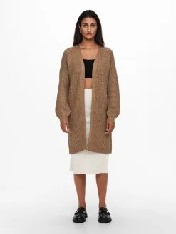 ONLY Vesten Gebreid Vest Matilda Dames Lichtbruin -ONLY Elegant winkel bc8c1df0e181a9798cf54844cd0d4a87