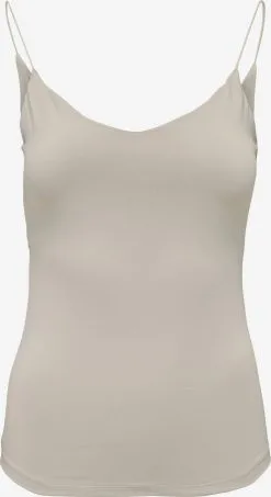 ONLY Spaghetti Tops Top Dames Donkerbeige
