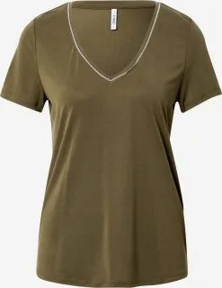 ONLY T-shirts Shirt FREE Dames Kaki