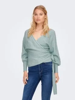 ONLY Vesten Gebreid Vest Katia Dames Mintgroen -ONLY Elegant winkel be17c77661ecf64796eb547641a4757b