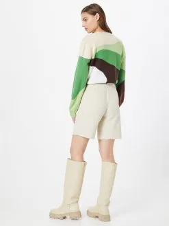 ONLY Shorts Regular Bandplooibroek BERRY Dames Stone Grey -ONLY Elegant winkel be3a167ae91e7387bae7d1f0597df97f