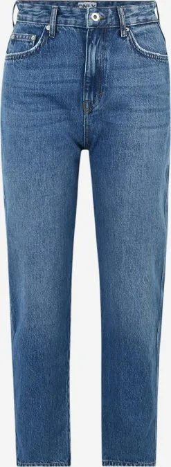 ONLY Straight Regular Jeans TOKYO Dames Blauw