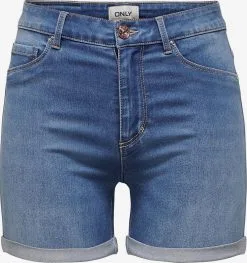 ONLY Denim Shorts Regular Jeans Royal Dames Blauw