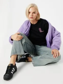 ONLY T-shirts Shirt KITA Dames Zwart -ONLY Elegant winkel bec85614336754e9d89f1fba11293be5