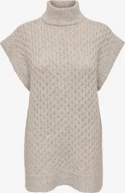 ONLY Fijngebreide Truien Trui Dames Greige