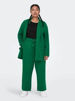 ONLY CARMAKOMA Pantalons Bootcut Broek Dames Grasgroen -ONLY Elegant winkel bfbd816b31163851334d0642c1452887