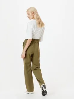 ONLY Pantalons Wide Leg Broek SUKI Dames Olijfgroen -ONLY Elegant winkel c0429429e20491a5431f2805d28cd9f7