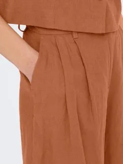 ONLY Shorts Regular Broek Dames Cognac -ONLY Elegant winkel c045e839554f9b54b93b0a894ddab046