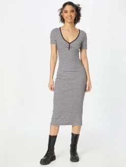 ONLY Midi Jurken Jurk TINEA Dames Navy -ONLY Elegant winkel c17cc8b41efc1caa8a91fa031eba5e14