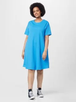 ONLY CARMAKOMA Zomerjurken Zomerjurk CAIA Dames Hemelsblauw -ONLY Elegant winkel c1a11274e92a4dbff50782a4fbb4f019