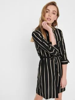 ONLY Blousejurken Blousejurk Tamari Dames Zwart -ONLY Elegant winkel c1aa3f9a50cfbc93fa97e4fefd7c1038