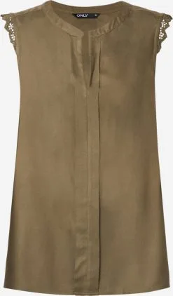 ONLY Blouse Tops Blouse Kimmi Dames Olijfgroen