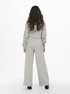 ONLY Sweatpants Wide Leg Broek Dames Lichtgrijs -ONLY Elegant winkel c355fd699fafcb1cae2f51dfeeaeae56