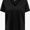 ONLY T-shirts Shirt DUFFY Dames Zwart