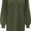 ONLY Gebreide Jurken Gebreide Jurk CATA Dames Donkergroen