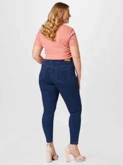 ONLY CARMAKOMA Jeans Skinny Jeans Anna Dames Donkerblauw -ONLY Elegant winkel c47a4d6e5500dcbe7d4351d2adbd542f