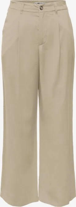 ONLY Bandplooibroeken Loosefit Bandplooibroek Aris Dames Beige