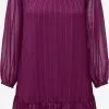 ONLY CARMAKOMA Mini Jurken Jurk Dames Lila