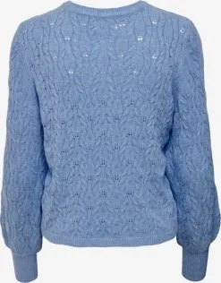 ONLY Fijngebreide Truien Trui Fia Katia Dames Smoky Blue -ONLY Elegant winkel c53bab4741f4bd29a557b636730e6849