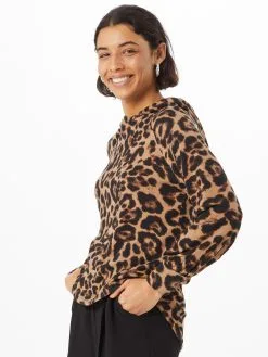 ONLY Fijngebreide Truien Trui Elcos Emma Dames Bruin / Lichtbruin -ONLY Elegant winkel c5ad544b4b9ce3d79e26037eb56ad42c