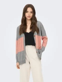 ONLY Vesten Gebreid Vest Lesly Dames Grijs Gemêleerd -ONLY Elegant winkel c5d425deff1a3e0b3f525a7df8b301cf