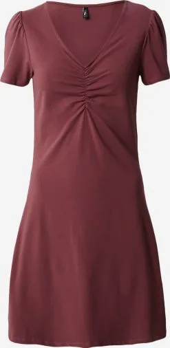 ONLY Jerseyjurken Jurk LIVE Dames Framboos