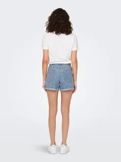 ONLY Denim Shorts Loosefit Jeans Vega Dames Blauw -ONLY Elegant winkel c609405624609bc56713a7e31f987283