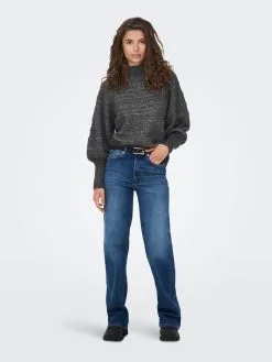 ONLY Fijngebreide Truien Trui CELINA Dames Donkergrijs 12 ONLY Fijngebreide Truien Trui CELINA Dames Donkergrijs -ONLY Elegant winkel c61d9781030c03325d4775b9a4692d45