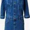 ONLY Blousejurken Blousejurk VILLA Dames Blauw