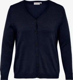 ONLY CARMAKOMA Vesten Gebreid Vest Dames Blauw