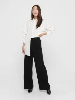 ONLY Pantalons Loosefit Broek Tessa Dames Zwart -ONLY Elegant winkel c6f3af12022988a873348721588f66d4