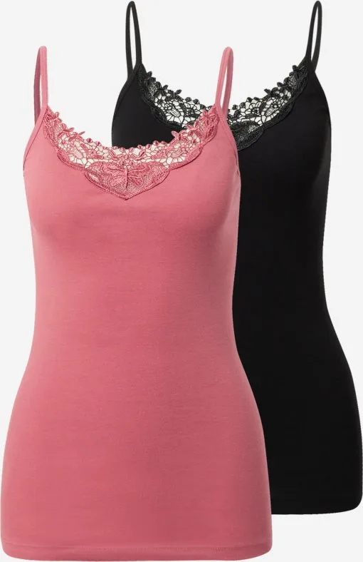 ONLY Kanten Tops Top Kira Dames Zwart -ONLY Elegant winkel c77e66e073fc5de1eed24d19bc56836e