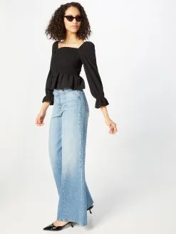 ONLY Longsleeves Shirt NOVA Dames Zwart -ONLY Elegant winkel c823d9762a0ec0b75d54fd50bd71e9f6