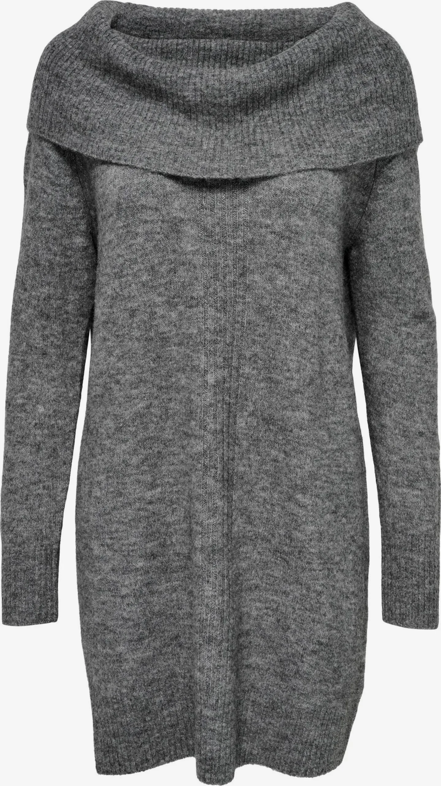 ONLY Gebreide Jurken Gebreide Jurk Stay Dames Donkergrijs 1 ONLY Gebreide Jurken Gebreide Jurk Stay Dames Donkergrijs