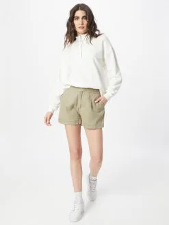 ONLY Shorts Loosefit Broek CARO Dames Kaki -ONLY Elegant winkel c93dc8a5f9baf3b88960a2a54cd273cc