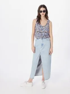 ONLY Tanktops Top NOVA Dames Hemelsblauw / Lichtblauw -ONLY Elegant winkel c967a5ff83c62772e201733a11fa7ee5