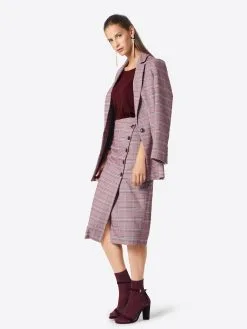 ONLY Shirts Met 3/4 Mouw Shirt Elcos Dames Wijnrood -ONLY Elegant winkel c98ccb25c101e633d9a939abb7386d1a