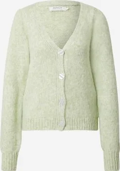 ONLY Vesten Gebreid Vest Benin Dames Pastelgroen