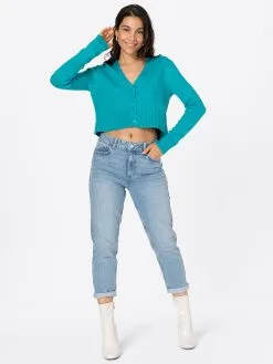 ONLY Vesten Gebreid Vest MACADAMIA Dames Blauw -ONLY Elegant winkel ca6d69641daac3f0ad4cf3ceb4eba608