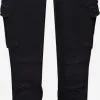 ONLY Jeans Slimfit Cargojeans Missouri Dames Zwart
