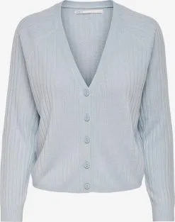 ONLY Vesten Gebreid Vest Amalia Dames Lichtblauw