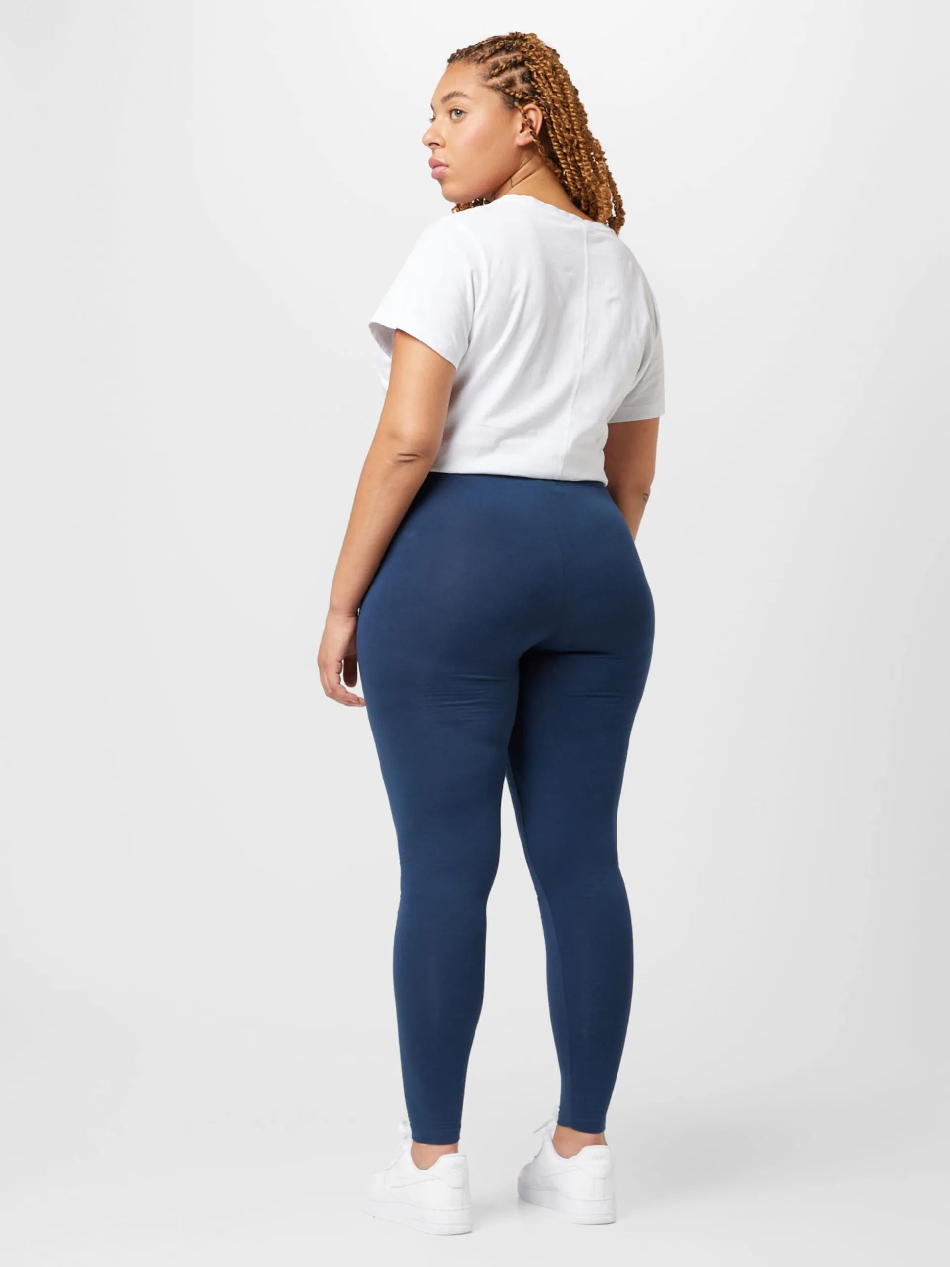 ONLY CARMAKOMA Broeken Skinny Leggings TIME Dames Nachtblauw 4 ONLY CARMAKOMA Broeken Skinny Leggings TIME Dames Nachtblauw - Afbeelding 4